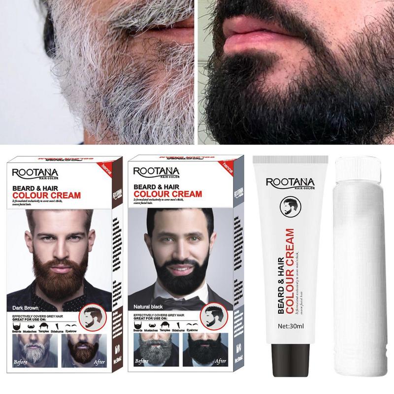 Hair Care Lotion - 2 unids/set hombres eficiente barba tinte