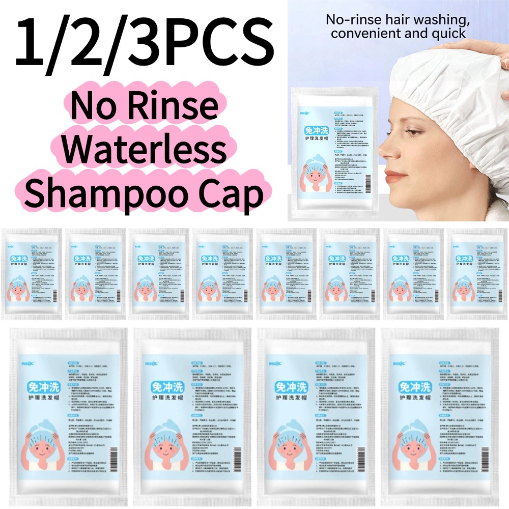 Hair Care Products - Gorro de Champú sin Enjuague, Desechable,