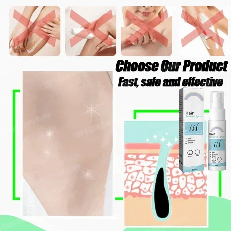 Spray Depilatorio Potente, Sal - Hair Care Korean Products reseña y precio