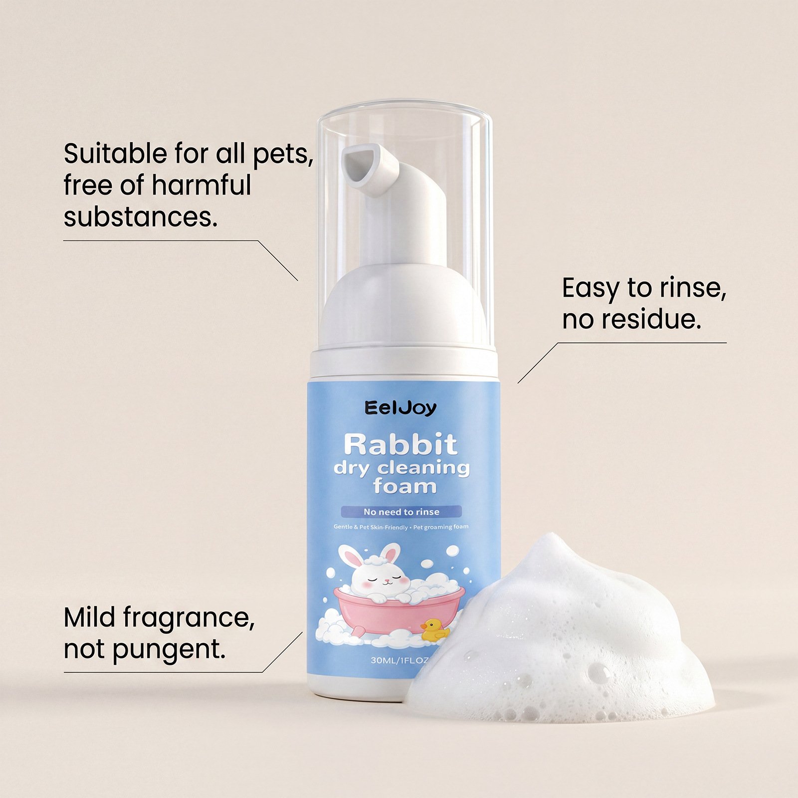 Mousse Limpiador Hidratante Pr - Hair Care Natural Ingredients reseña y precio